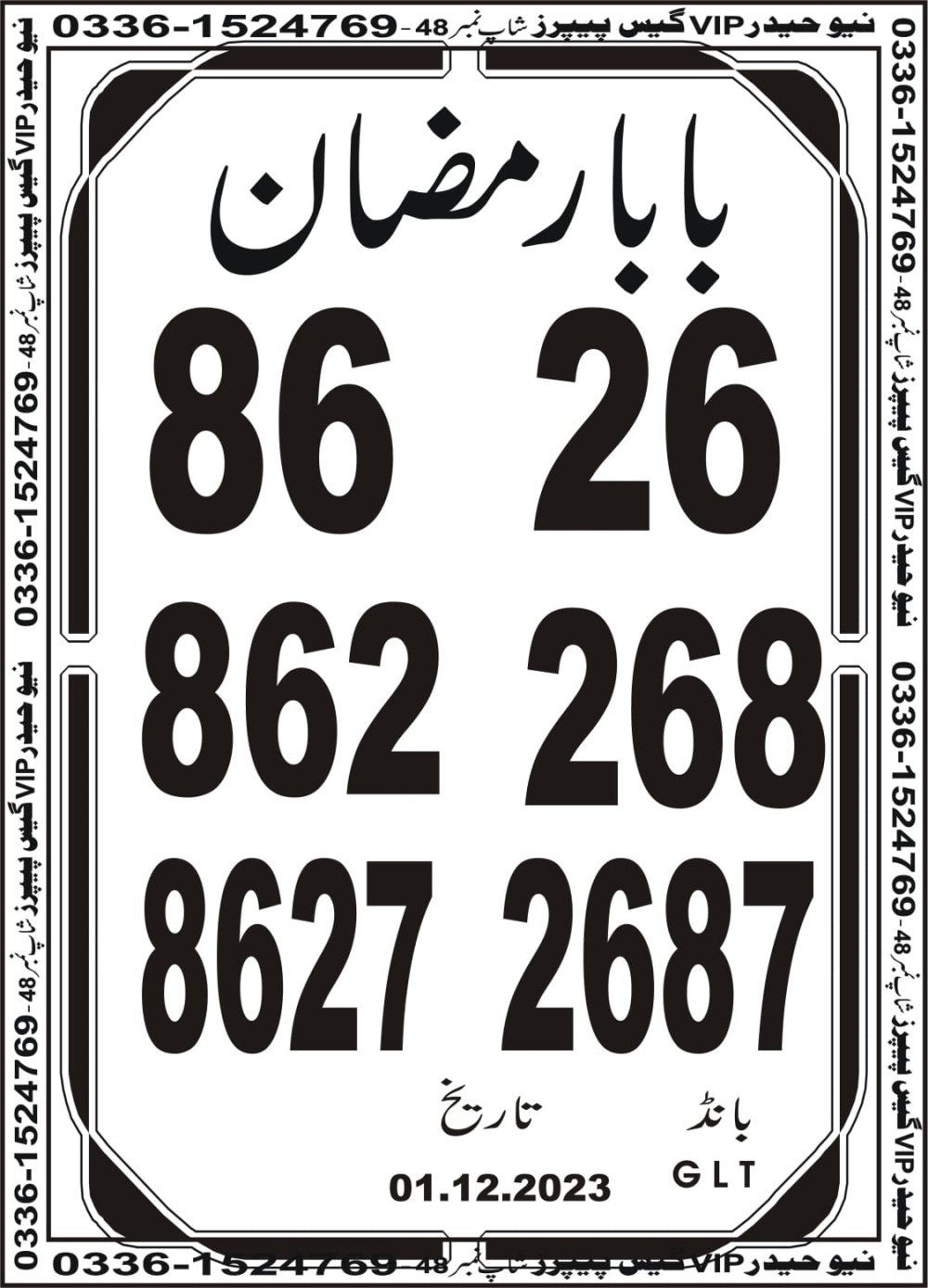 New Haider Vip guess papers